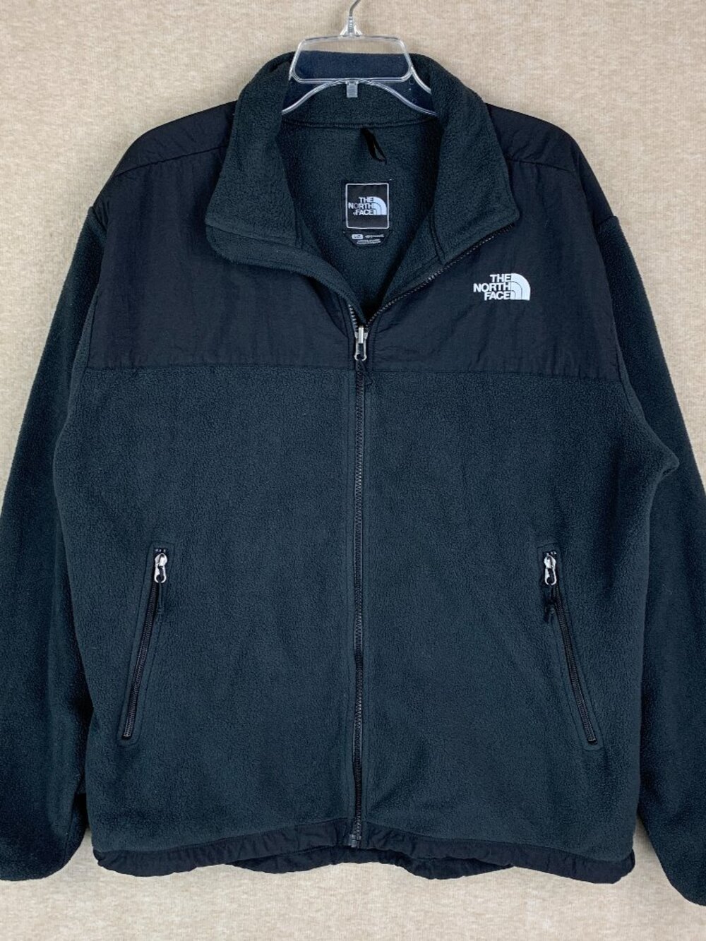 The North Face Jacket Mens Large Black Denali Fleece Full Zip Outdoor Gorpcore